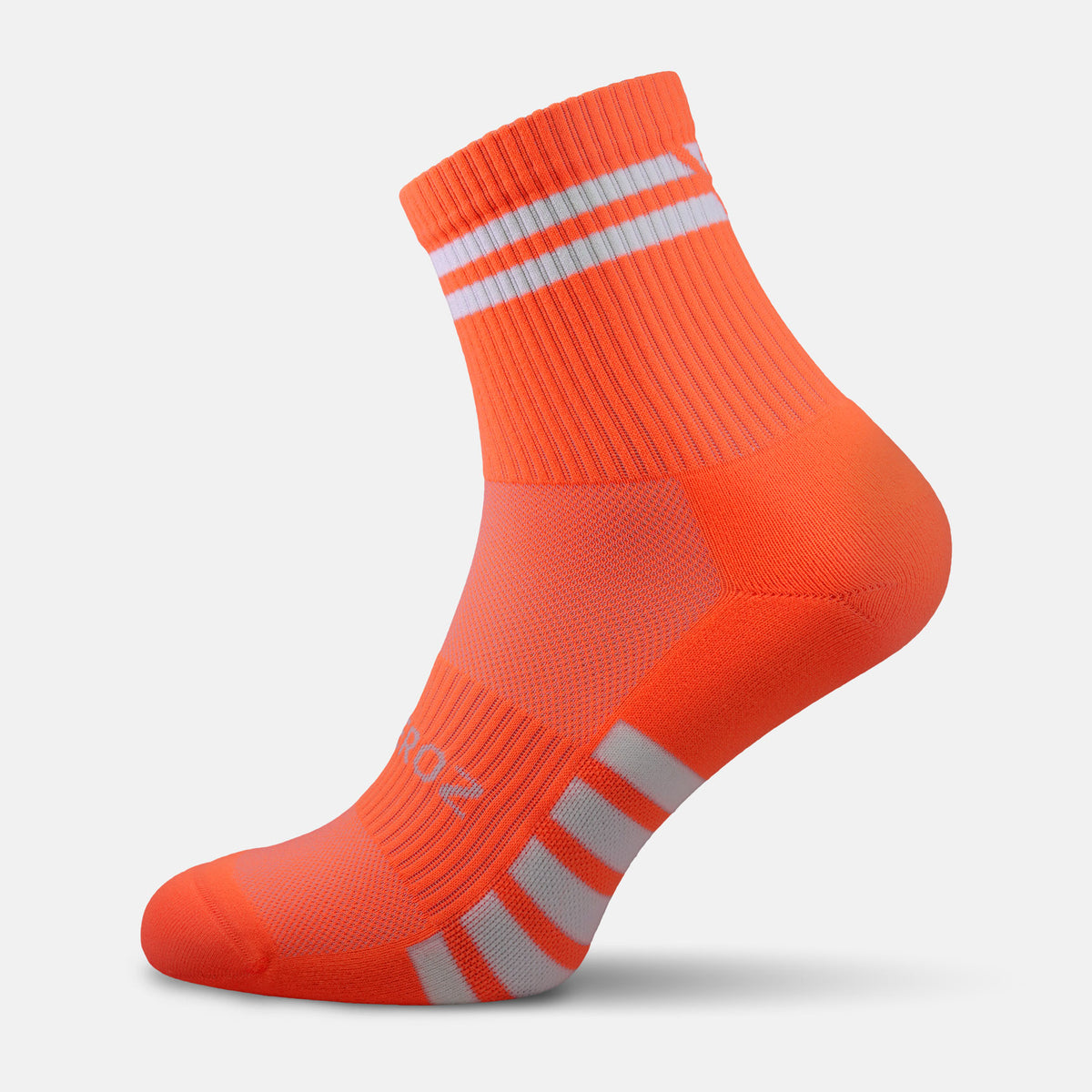 Calcetas deportivas antiampollas VEROZ Astro Flamingo Neón cortas de 10 cm