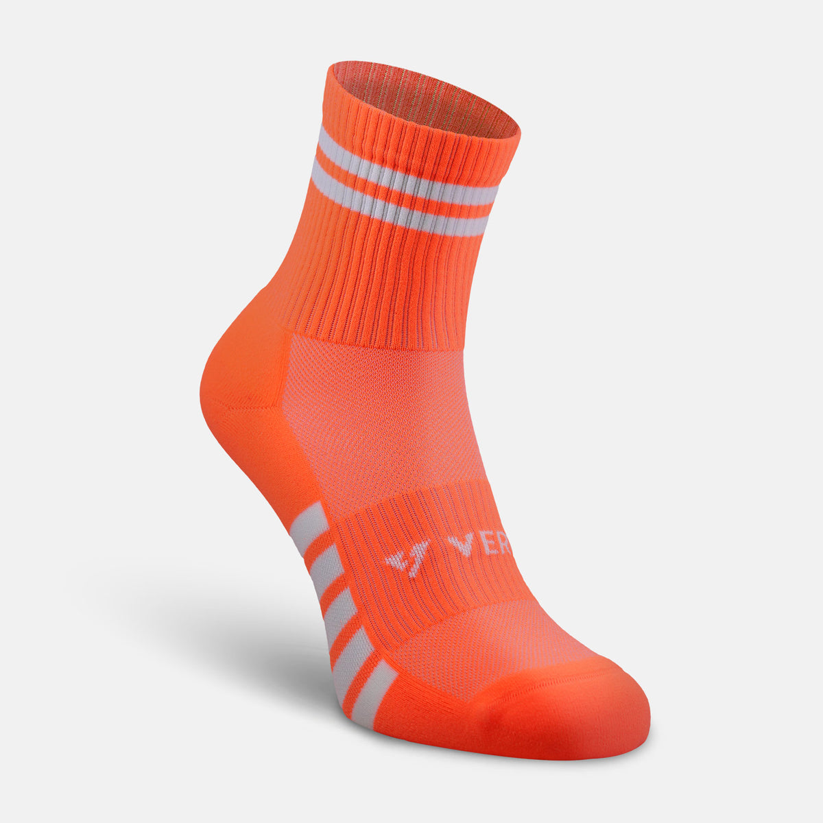Calcetas deportivas antiampollas VEROZ Astro Flamingo Neón cortas de 10 cm