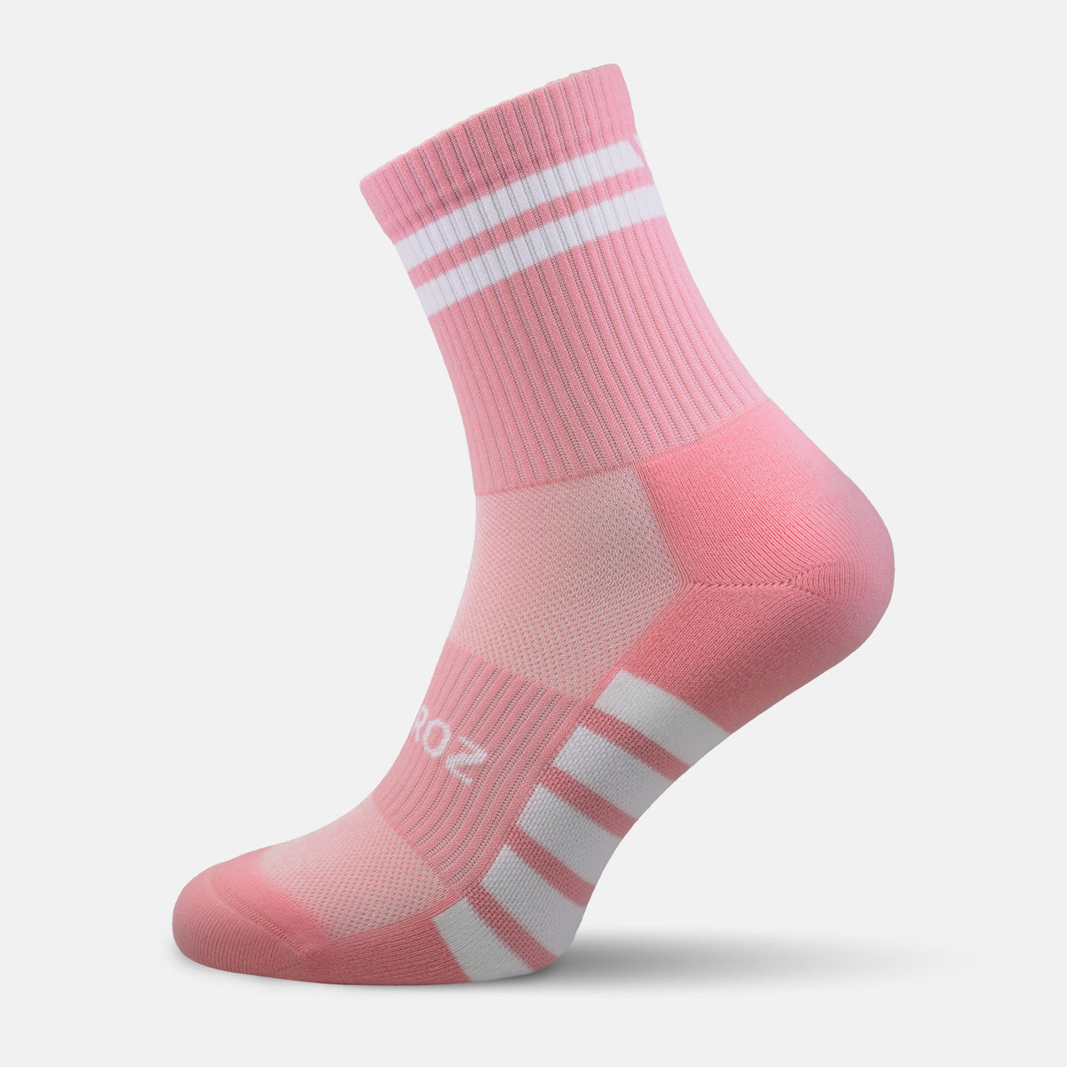 Calcetas deportivas antiampollas VEROZ Astro Rosa cortas de 10 cm