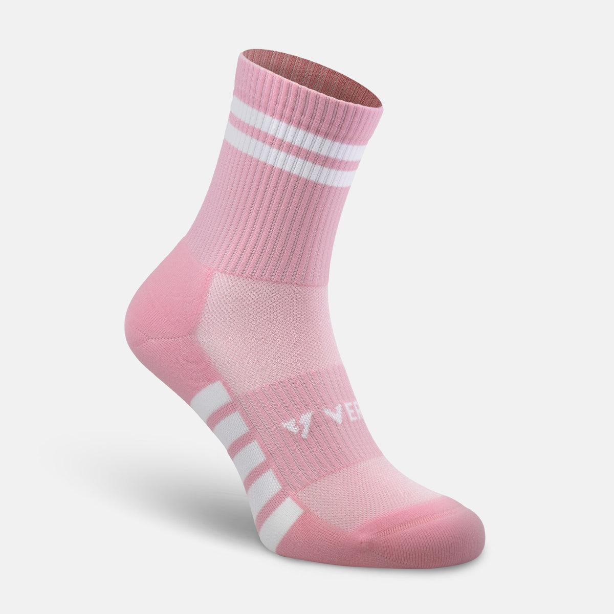 Calcetas deportivas antiampollas VEROZ Astro Rosa cortas de 10 cm