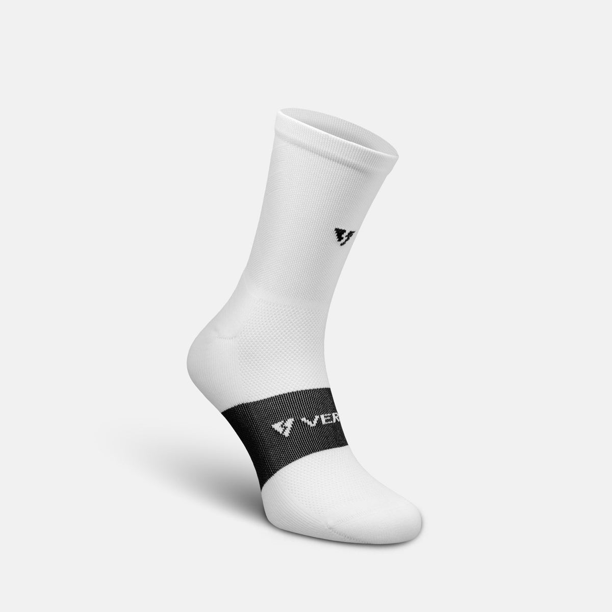 Calcetas deportivas antiampollas VEROZ Erix Blancas cortas de 13 cm