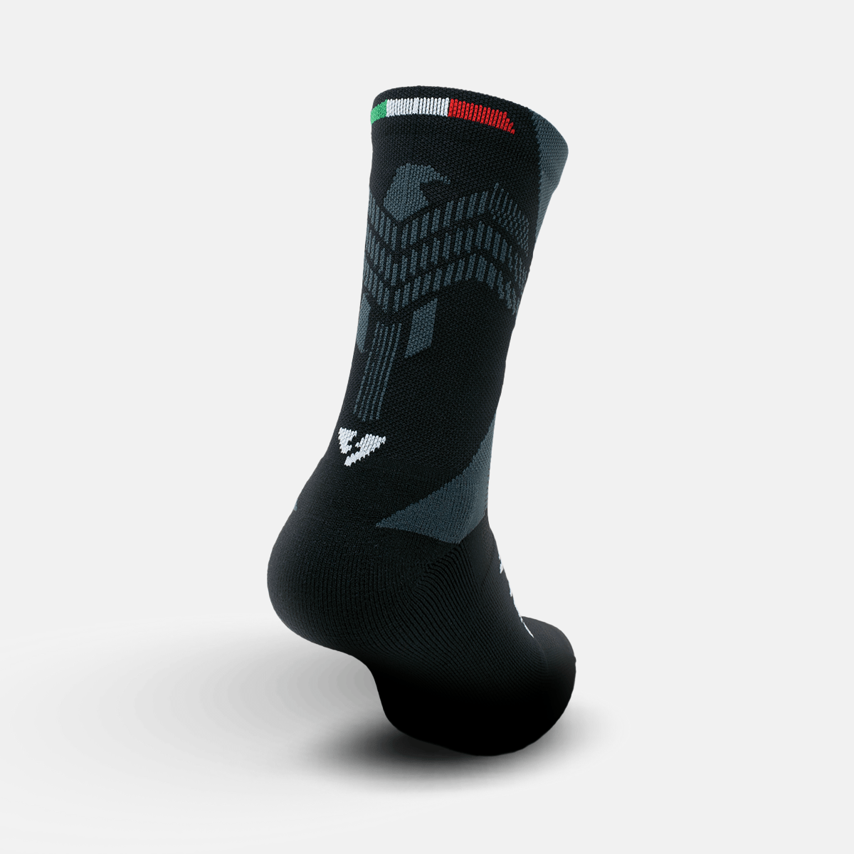 Calcetas deportivas antiampollas VEROZ Águila MX Negra largas de 18 cm