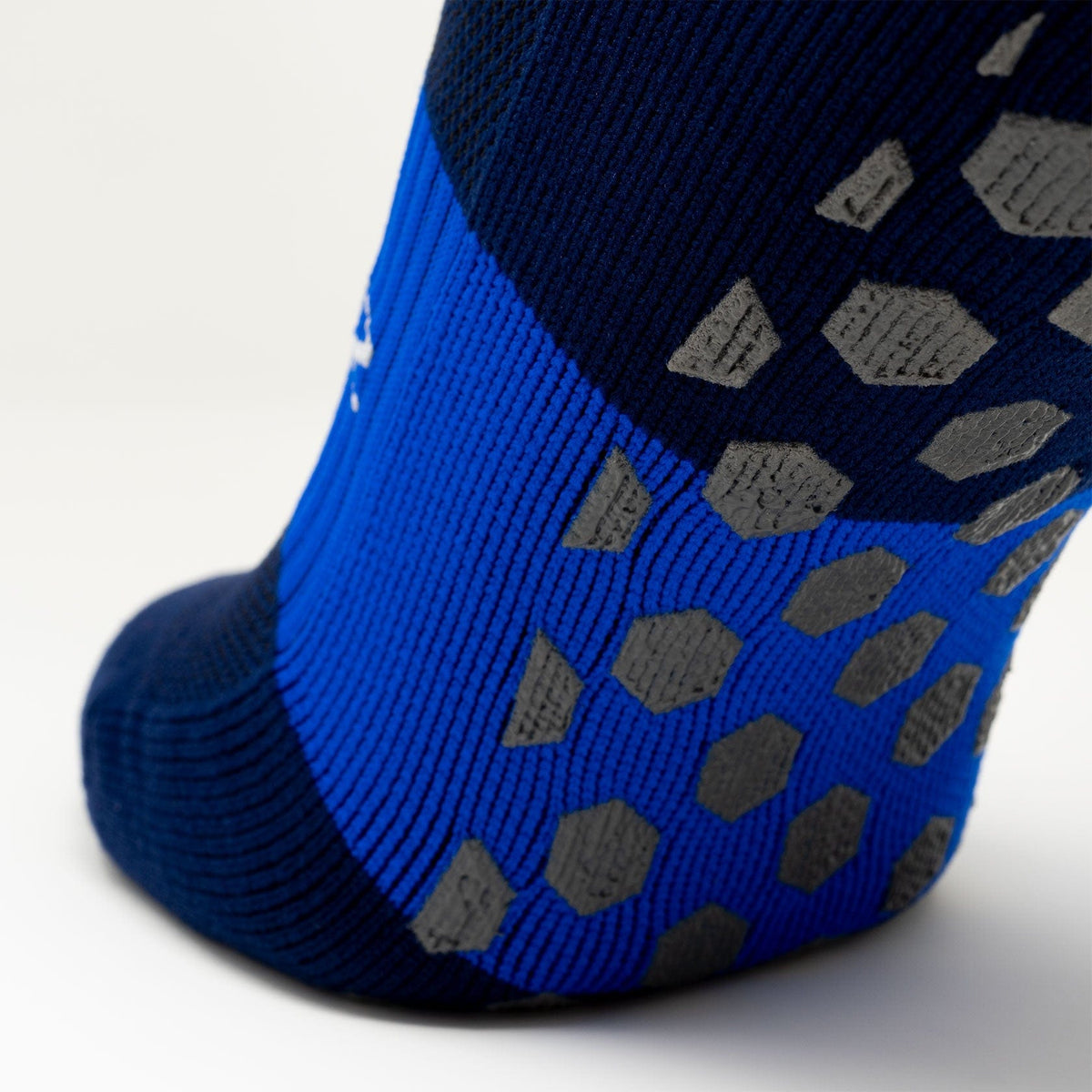 Calcetas deportivas antiderrapantes VEROZ Nova Azules de 13 cm con suela de agarre