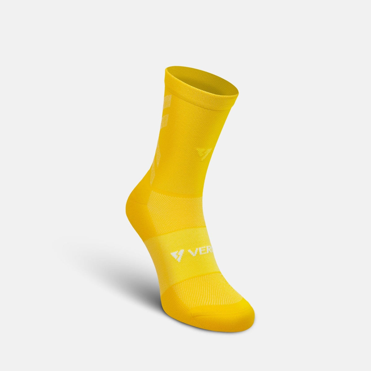 Calcetas deportivas antiampollas VEROZ Erix Amarillas cortas de 13 cm