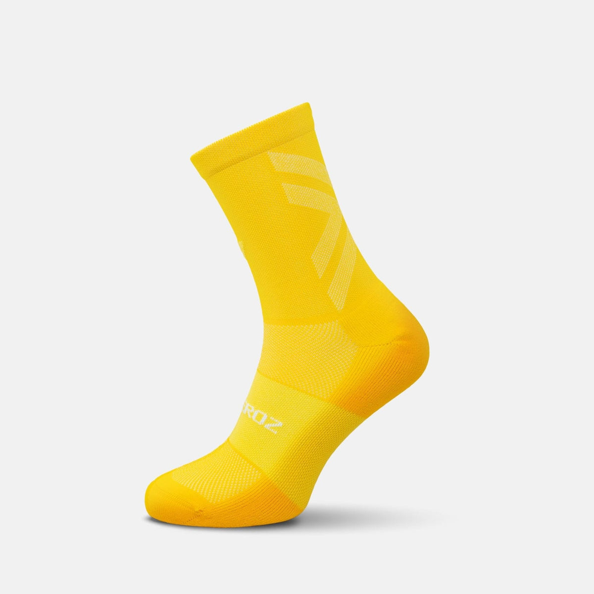 Calcetas deportivas antiampollas VEROZ Erix Amarillas cortas de 13 cm