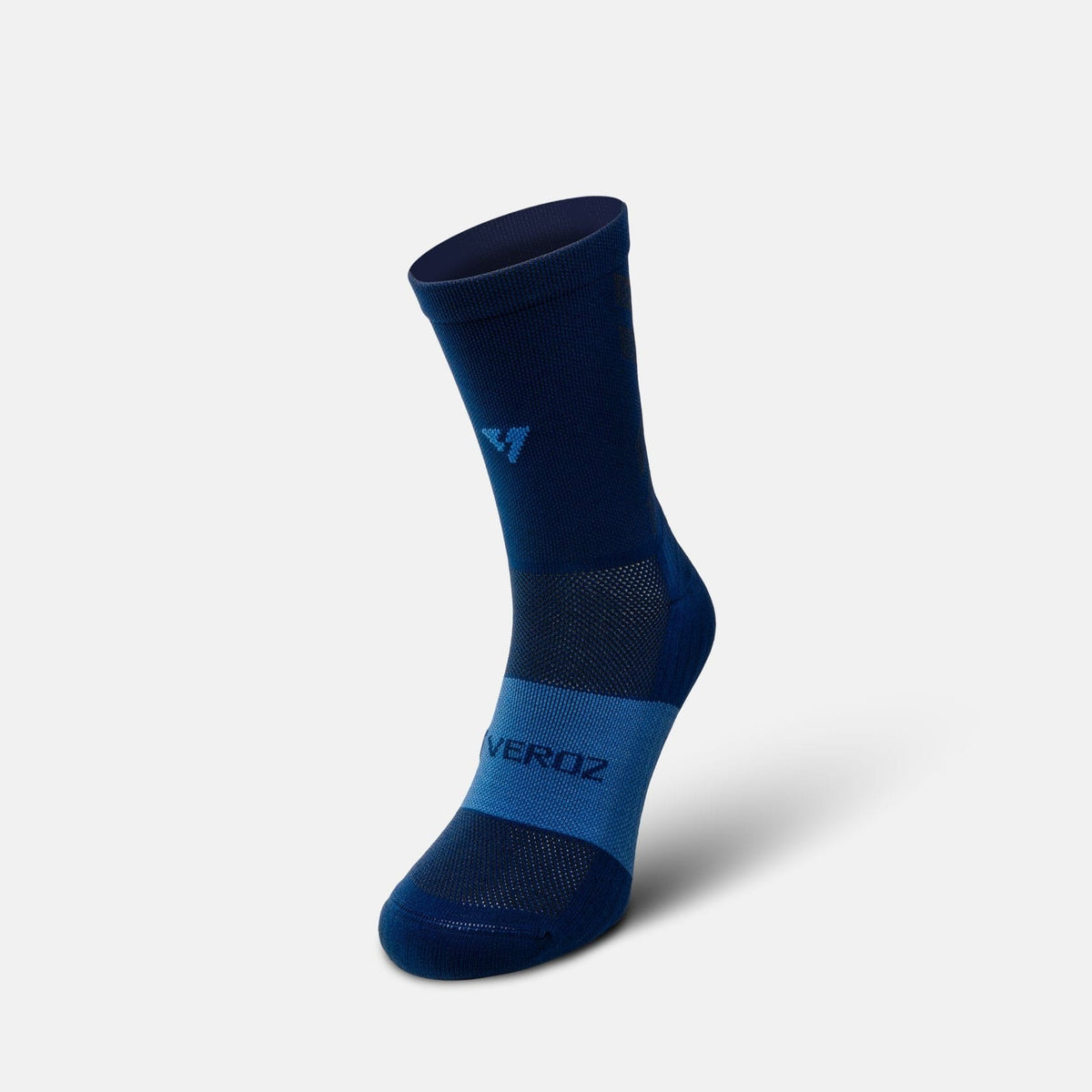 Calcetas deportivas antiampollas VEROZ Erix Azul Marino cortas de 13 cm