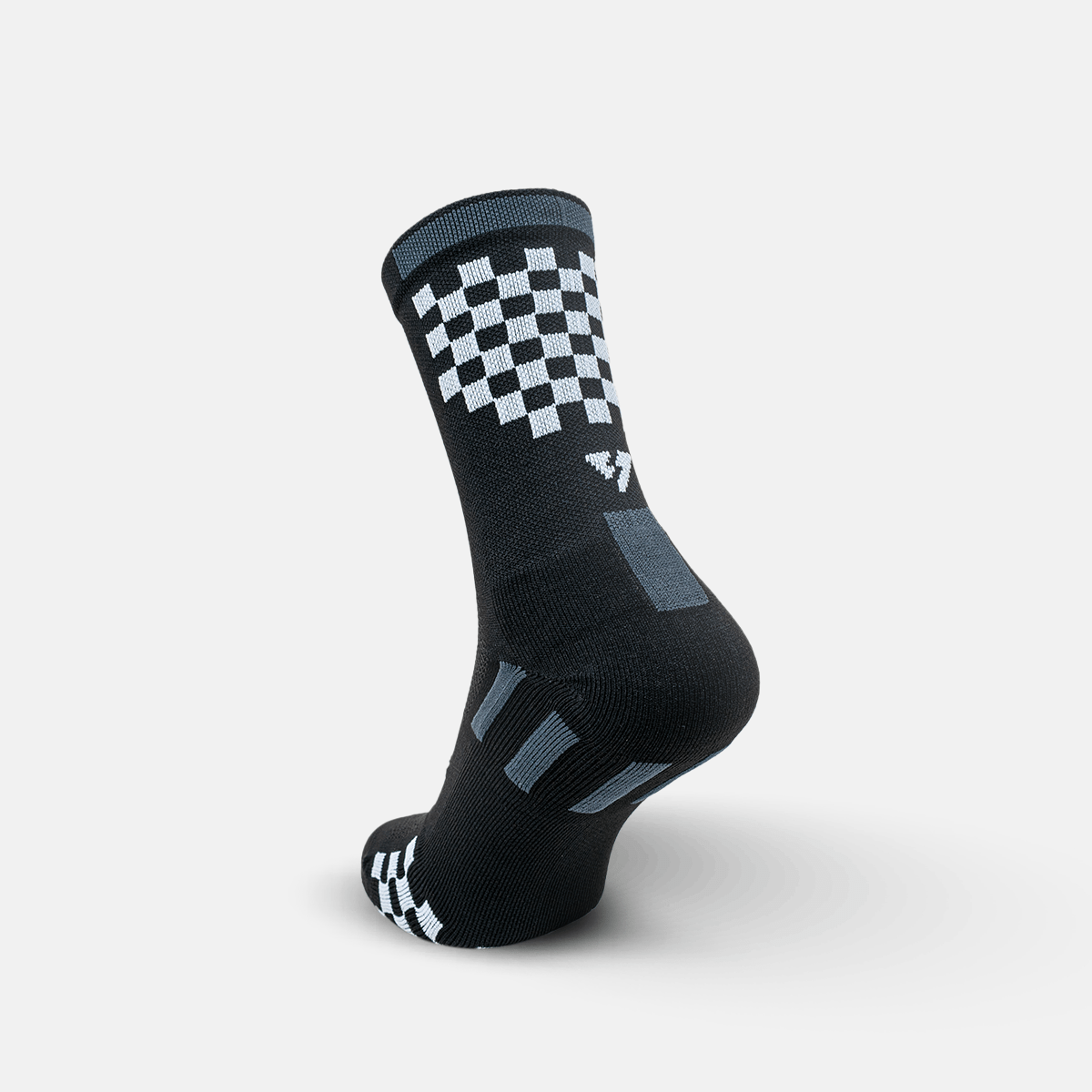 Calcetas deportivas antiampollas VEROZ Meta Negras cortas de 13 cm