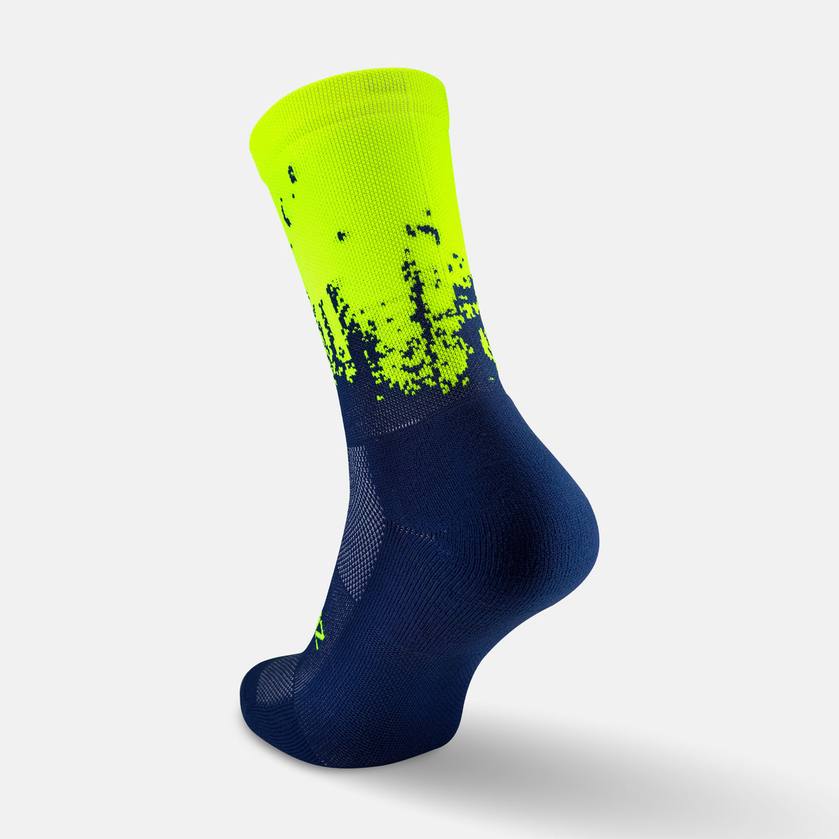 Calcetas deportivas antiampollas VEROZ Neptuno Neón Azules cortas de 13 cm