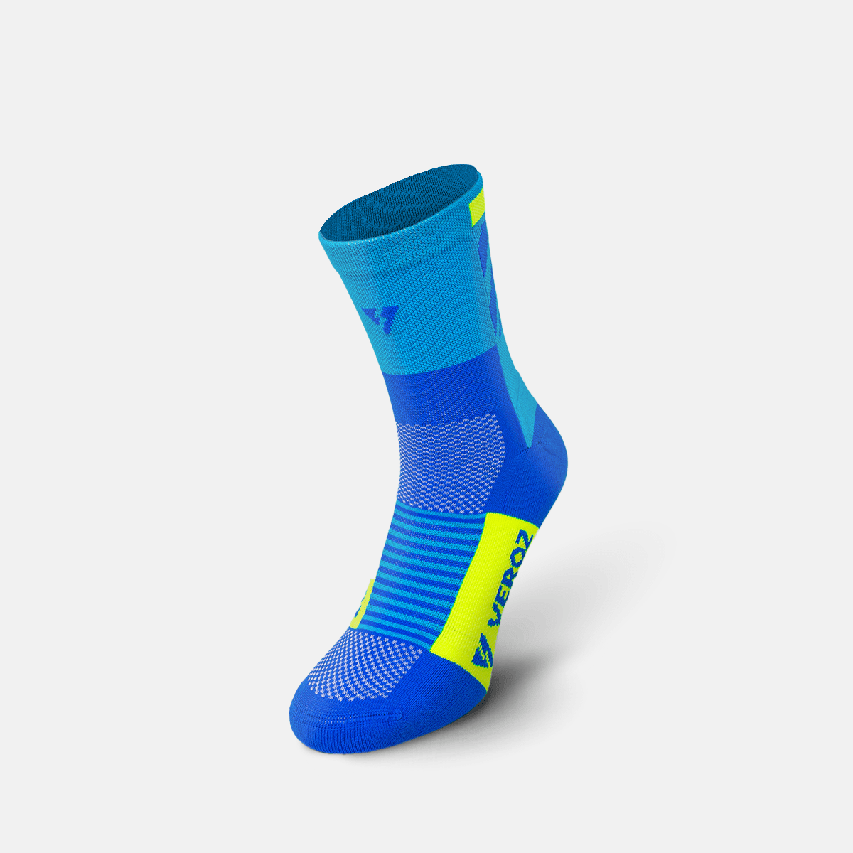 Calcetas deportivas antiampollas VEROZ Orión Azules cortas de 13 cm