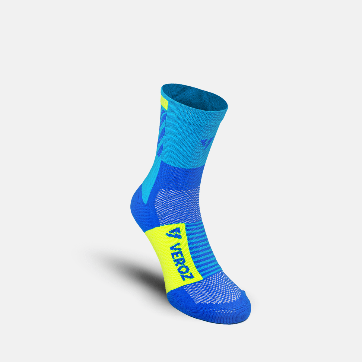 Calcetas deportivas antiampollas VEROZ Orión Azules cortas de 13 cm