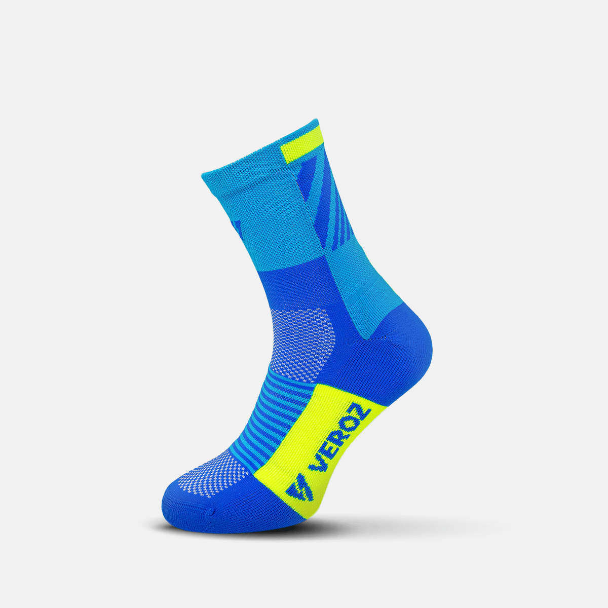 Calcetas deportivas antiampollas VEROZ Orión Azules cortas de 13 cm