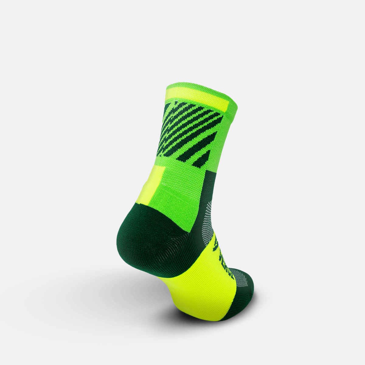 Calcetas deportivas antiampollas VEROZ Orión Verdes cortas de 13 cm