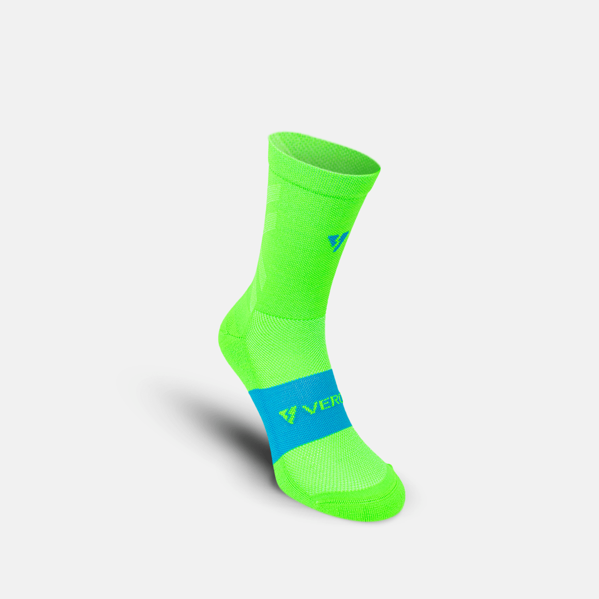 VEROZ Calcetas Cortas G (26.5-28) Erix Verde Neón Cortas Calcetas Deportivas Con Compresion