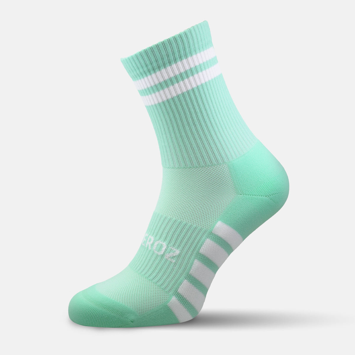 Calcetas deportivas antiampollas VEROZ Astro Menta cortas de 10 cm