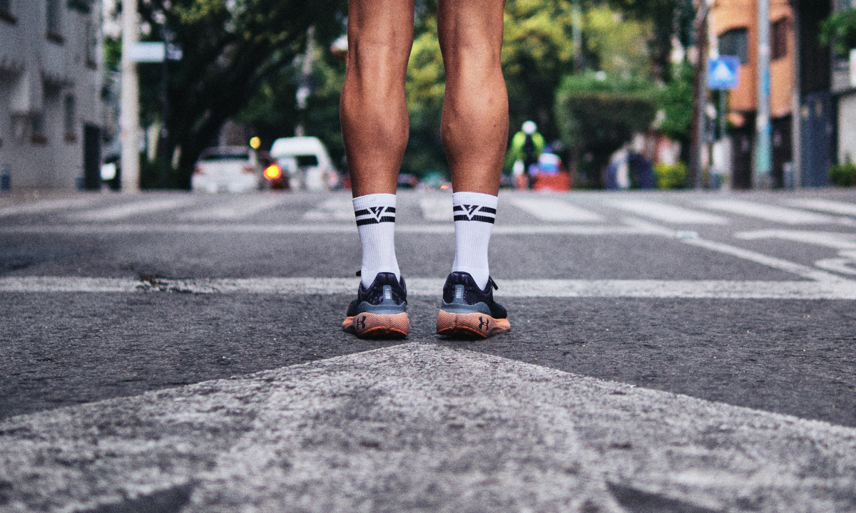 Calcetas deportivas antiampollas VEROZ Astro blancas cortas para running