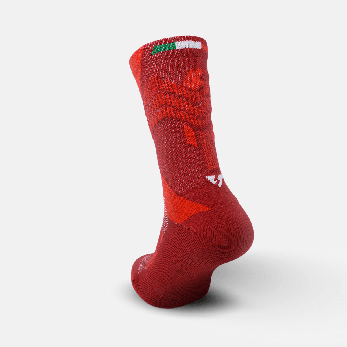 VEROZ Calcetas Largas M (24.5-26) Águila MX Roja Calcetas Deportivas Con Compresion