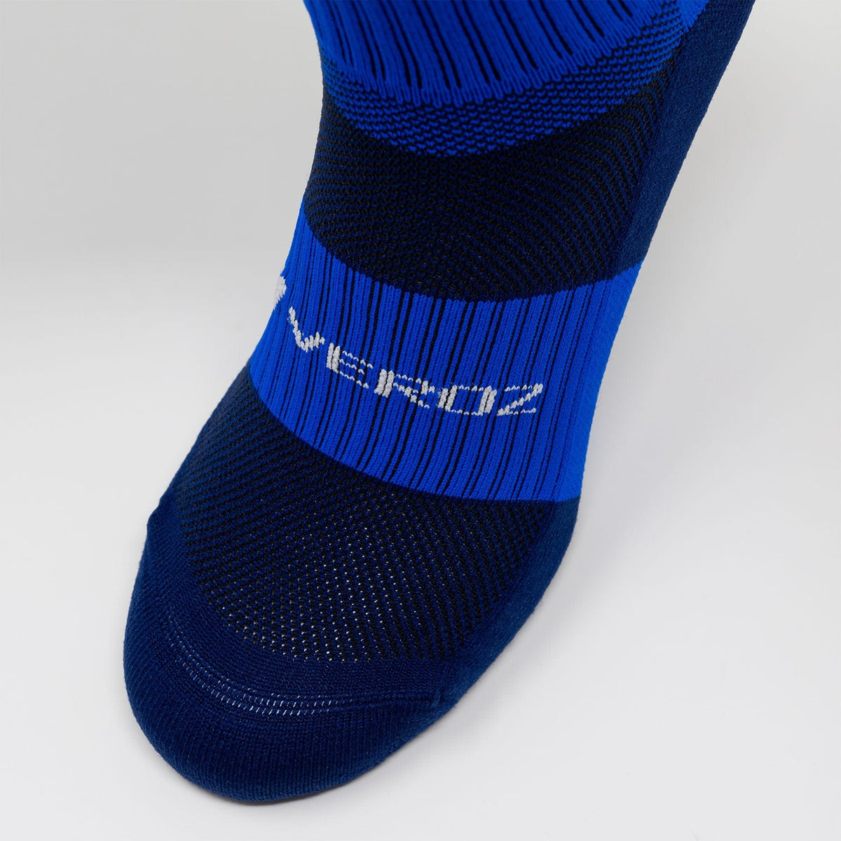 Calcetas deportivas antiderrapantes VEROZ Nova Azules de 13 cm con suela de agarre