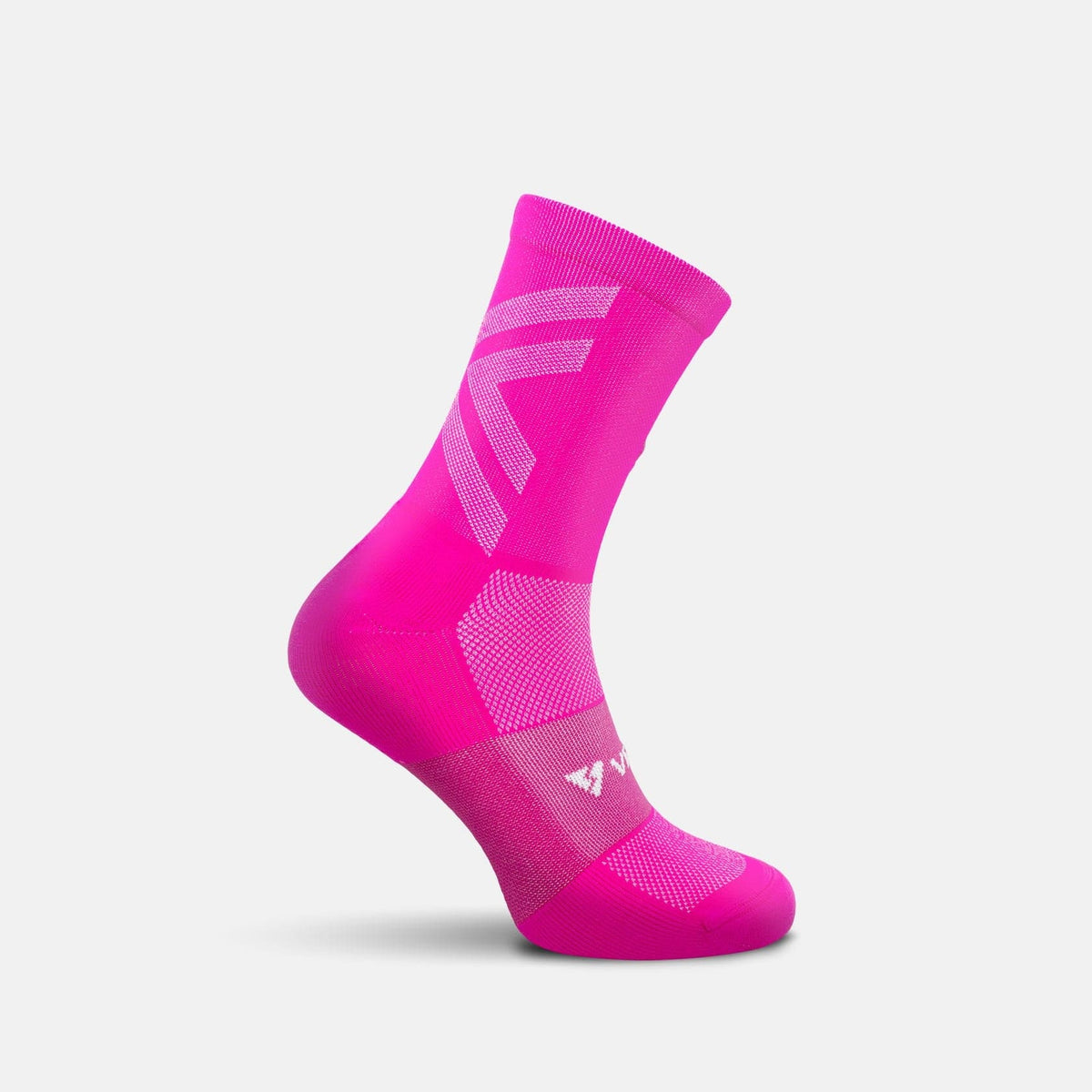 Calcetas deportivas antiampollas VEROZ Erix Fucsia cortas de 13 cm