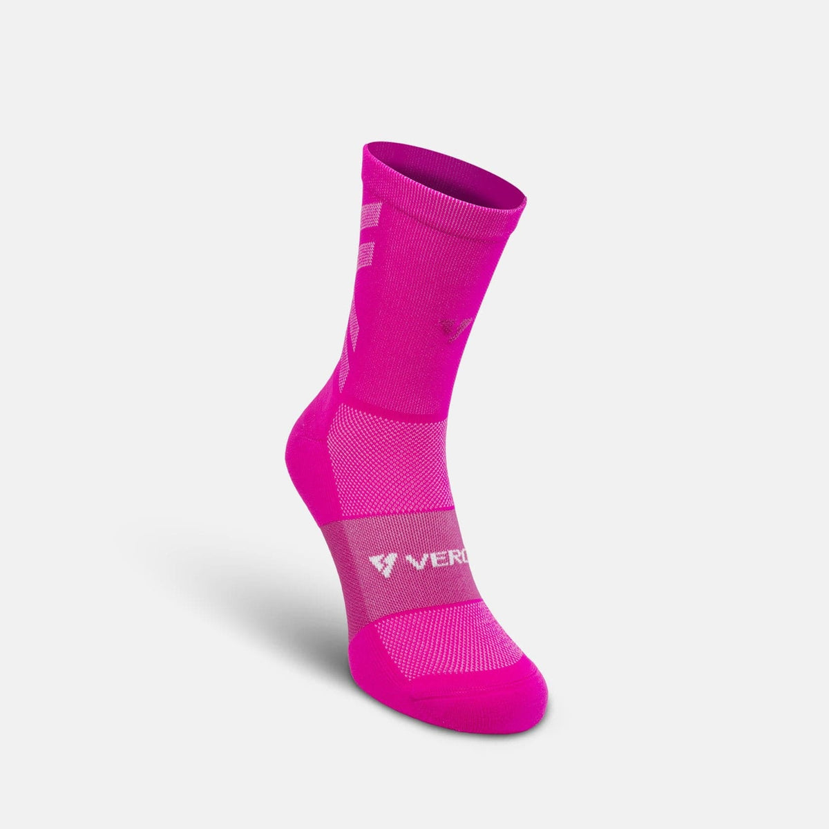 Calcetas deportivas antiampollas VEROZ Erix Fucsia cortas de 13 cm