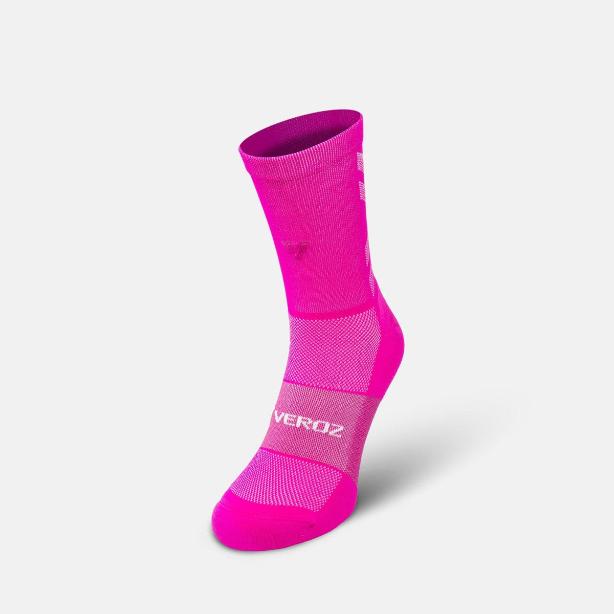 Calcetas deportivas antiampollas VEROZ Erix Fucsia cortas de 13 cm