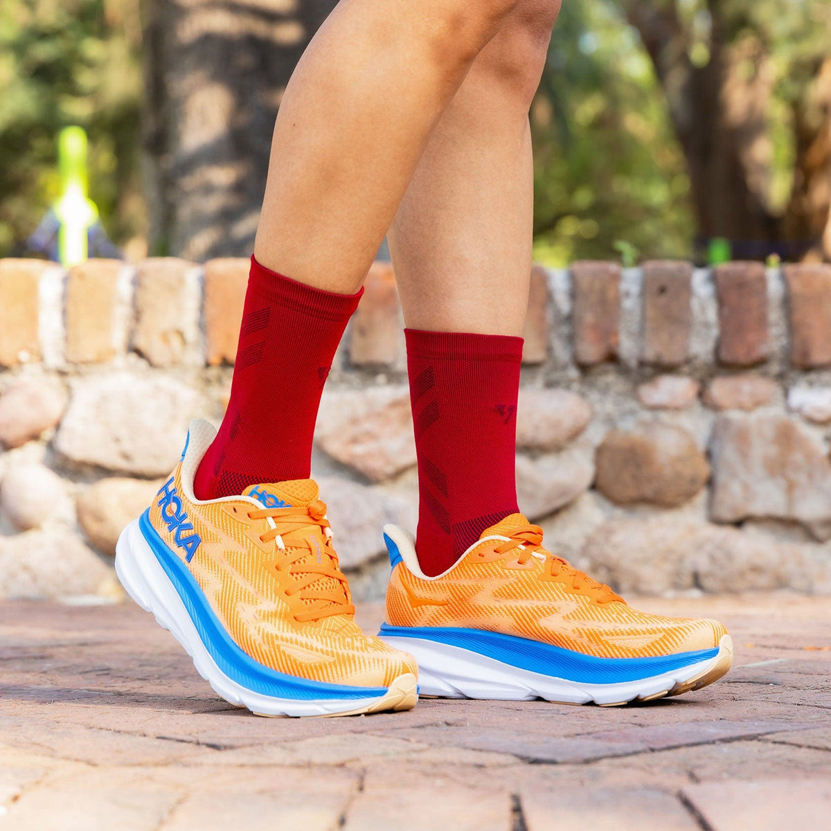 Calcetas deportivas antiampollas VEROZ Erix Rojas cortas de 13 cm