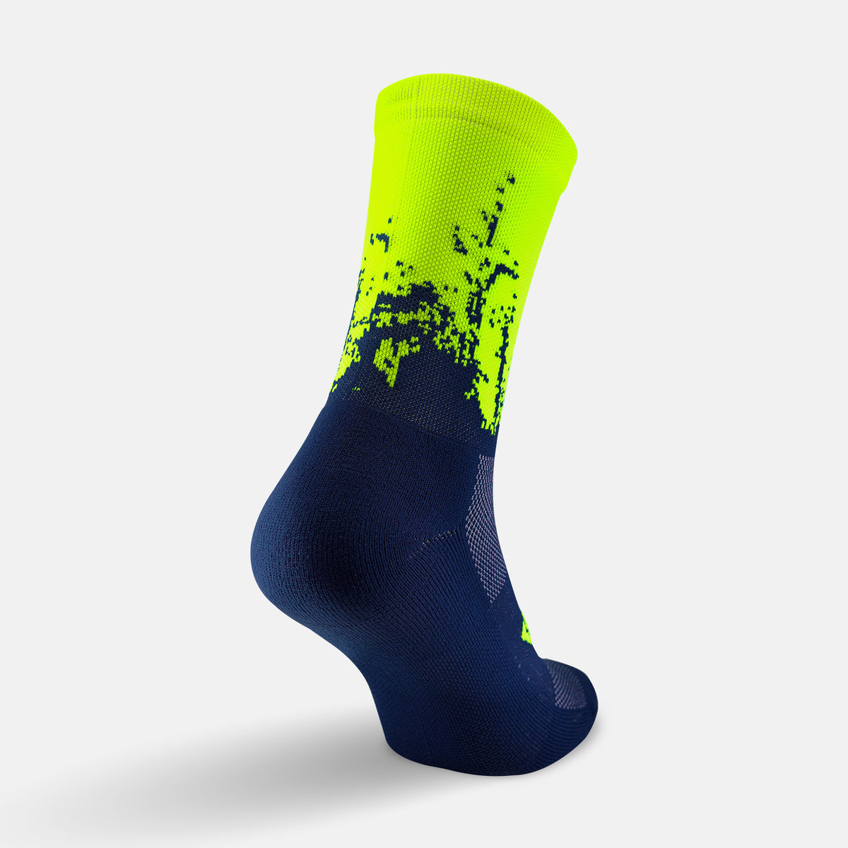 Calcetas deportivas antiampollas VEROZ Neptuno Neón Azules cortas de 13 cm
