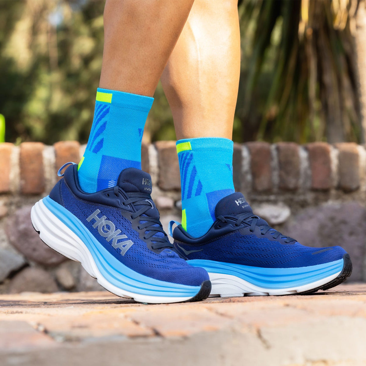 Calcetas deportivas antiampollas VEROZ Orión Azules cortas de 13 cm