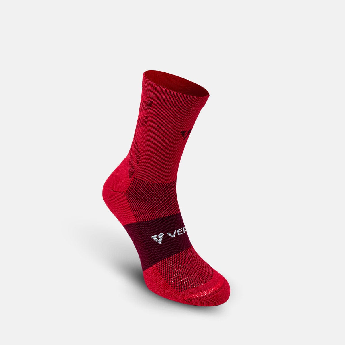 Calcetas deportivas antiampollas VEROZ Erix Rojas cortas de 13 cm