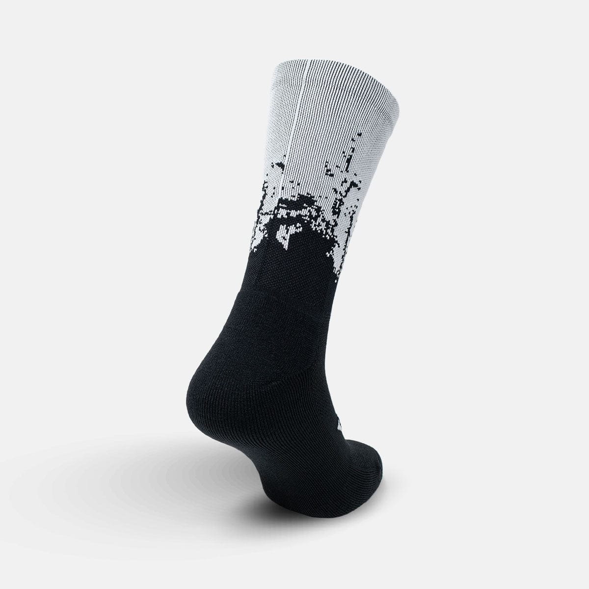 Calcetas deportivas antiampollas VEROZ Neptuno Negras Grises largas de 18 cm